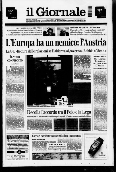 Il giornale : quotidiano del mattino